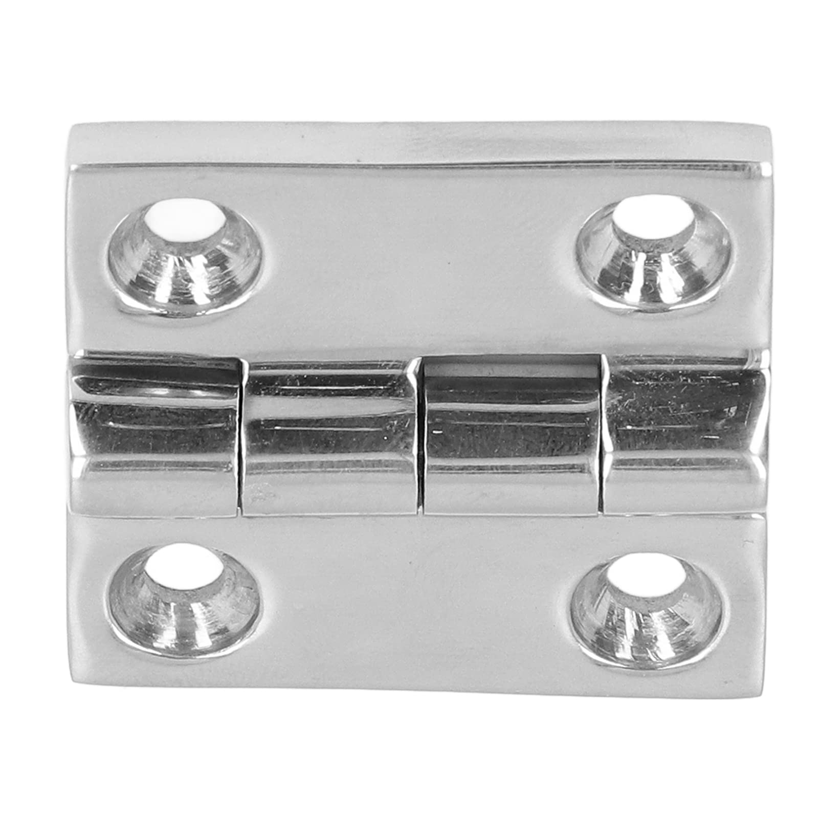 Marine Butt Hinge, Polished Stainless Steel 316 Boat Hinges for Cabinet Doors, Yachts, 38 X 38 X 9mm