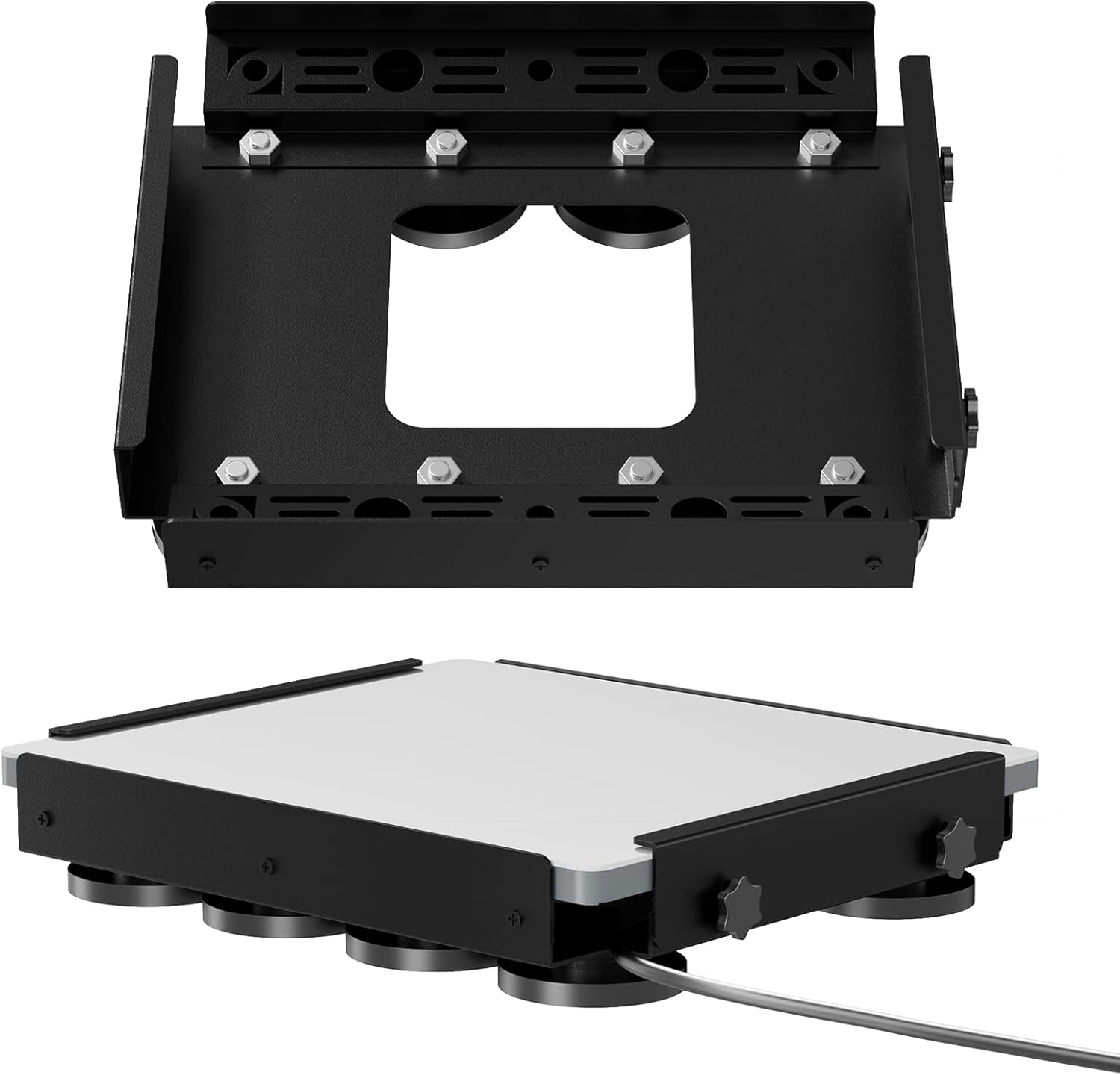 Professional for Starlink Mini Mount Magnetic Kit,Weather-Resistant Stainless Steel Bracket,560-pound Heavy-Duty Magnetic Base Featuring Quick-Release Safety System, Designed for Vehicles and Boats