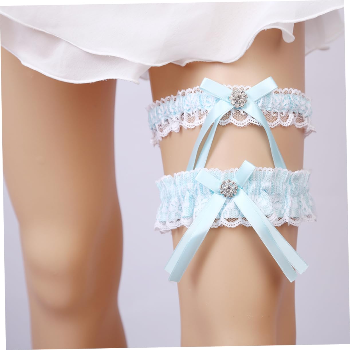 Abaodam 3 Paia Giarrettiera Anello Gamba in Pizzo Gamba Nuziale Giarrettiere Nuziali Abito Reggicalze Vintage ▾ Sposa Anello Elastico