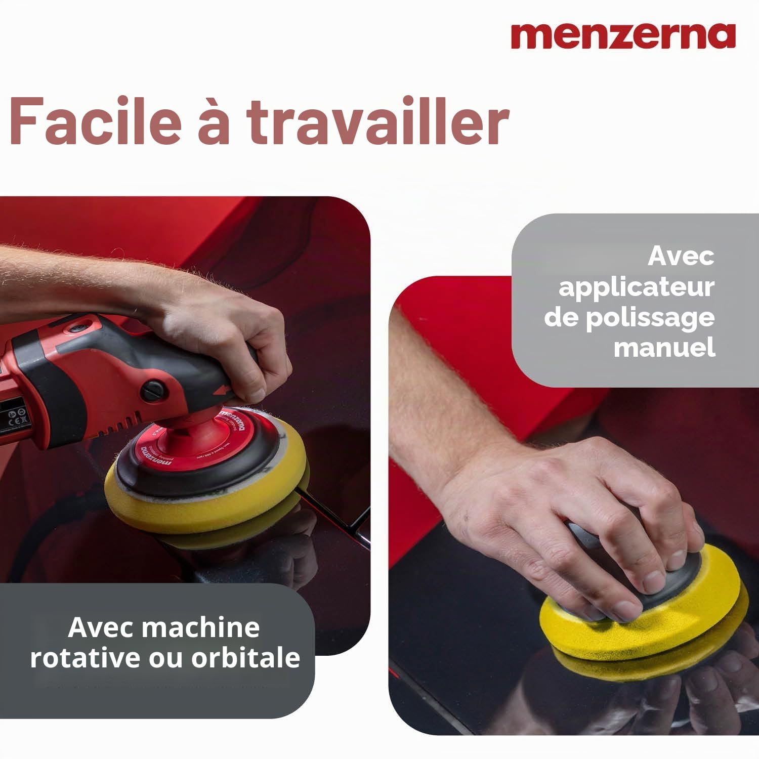 menzerna Éponge de Polissage Medium Cut Foam