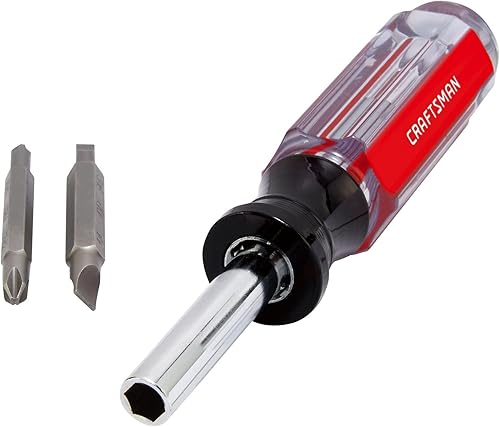 Miniatura 5 de CRAFTSMAN Juego de destornilladores múltiples, 6 en 1, mango de acetato (CMHT66052)