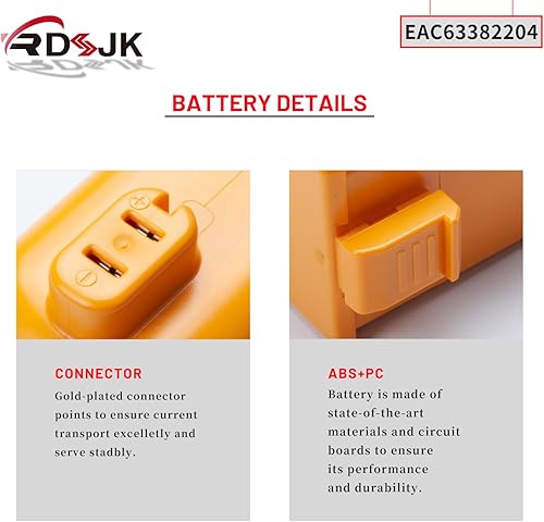 Miniatura 5 de EAC63382204 EAC63382202 Batería para LG A9 MAX A9M A9MULTI A958 A958SA A958SK Cable Zero A9, A9 Plus A902RM A905M A907GMS A905RM A908MVR A927KR GMS