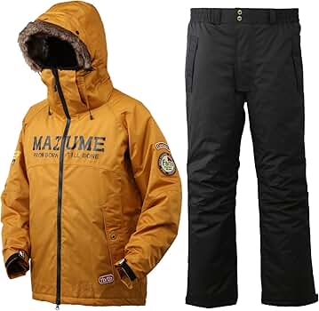 Amazon | mazume CONTACT ALL WEATHER SUIT CUSTOM MZFW-737-05 タン M