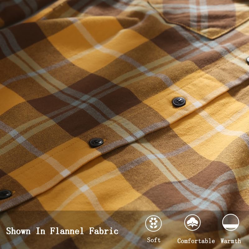 Image of Match Women's Long Sleeve Plaid Flannel Shirt #2021