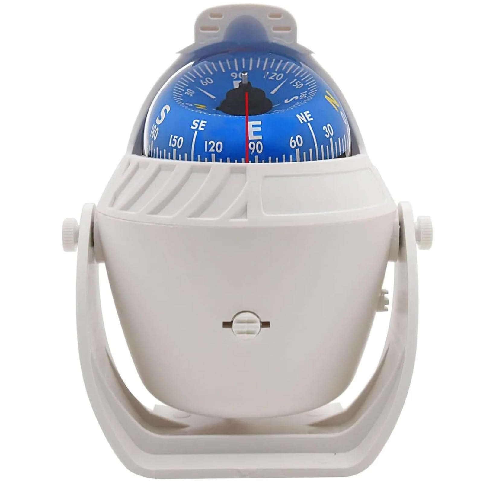 Pesoncarl Boat Compass Flush Mount Compass, Marine Dashboard with Light Pivoting, Dashboard for Boat Car, Illuminated Dash Surface Mount