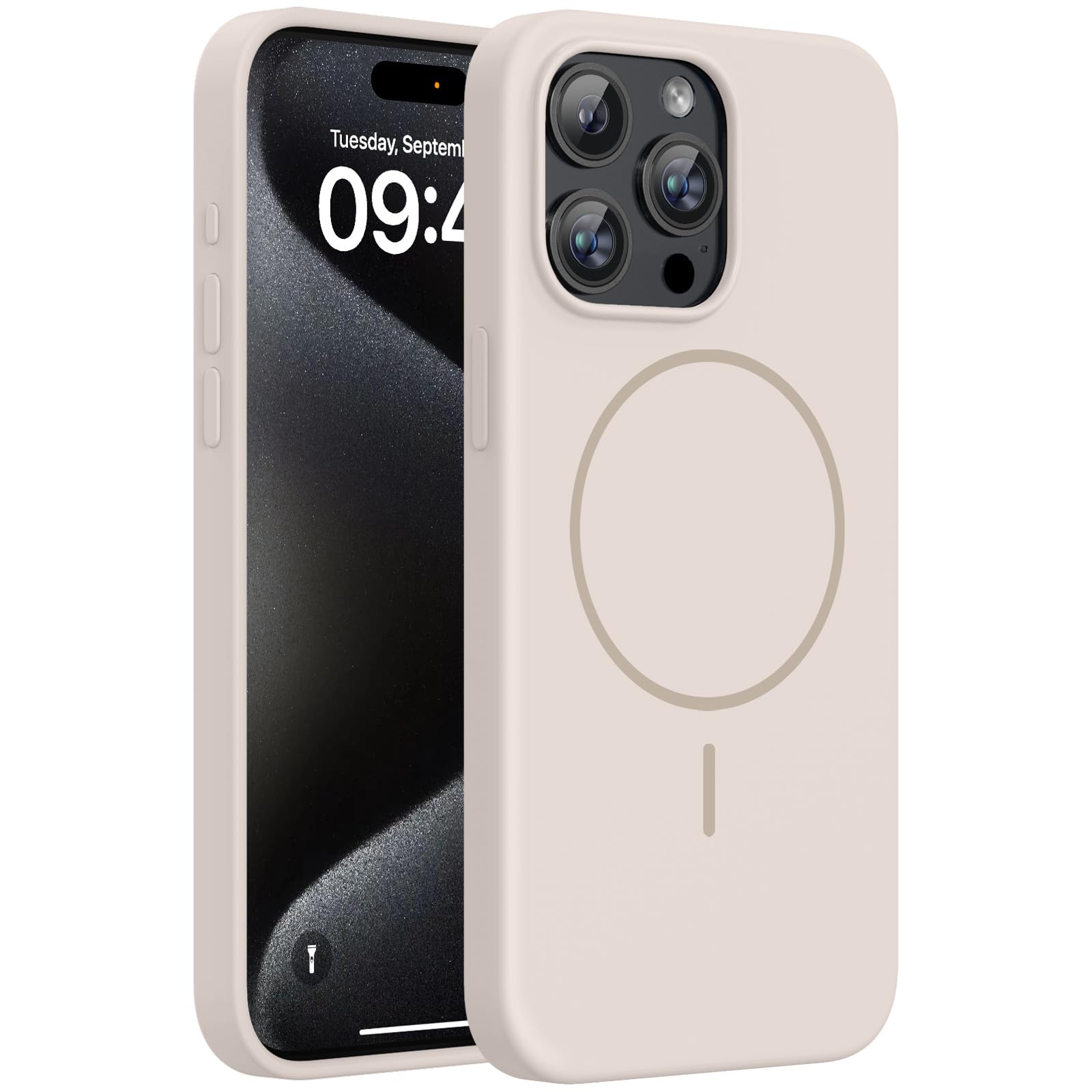 Photo 1 of Miracase iPhone 15 Pro Max Case, Sand