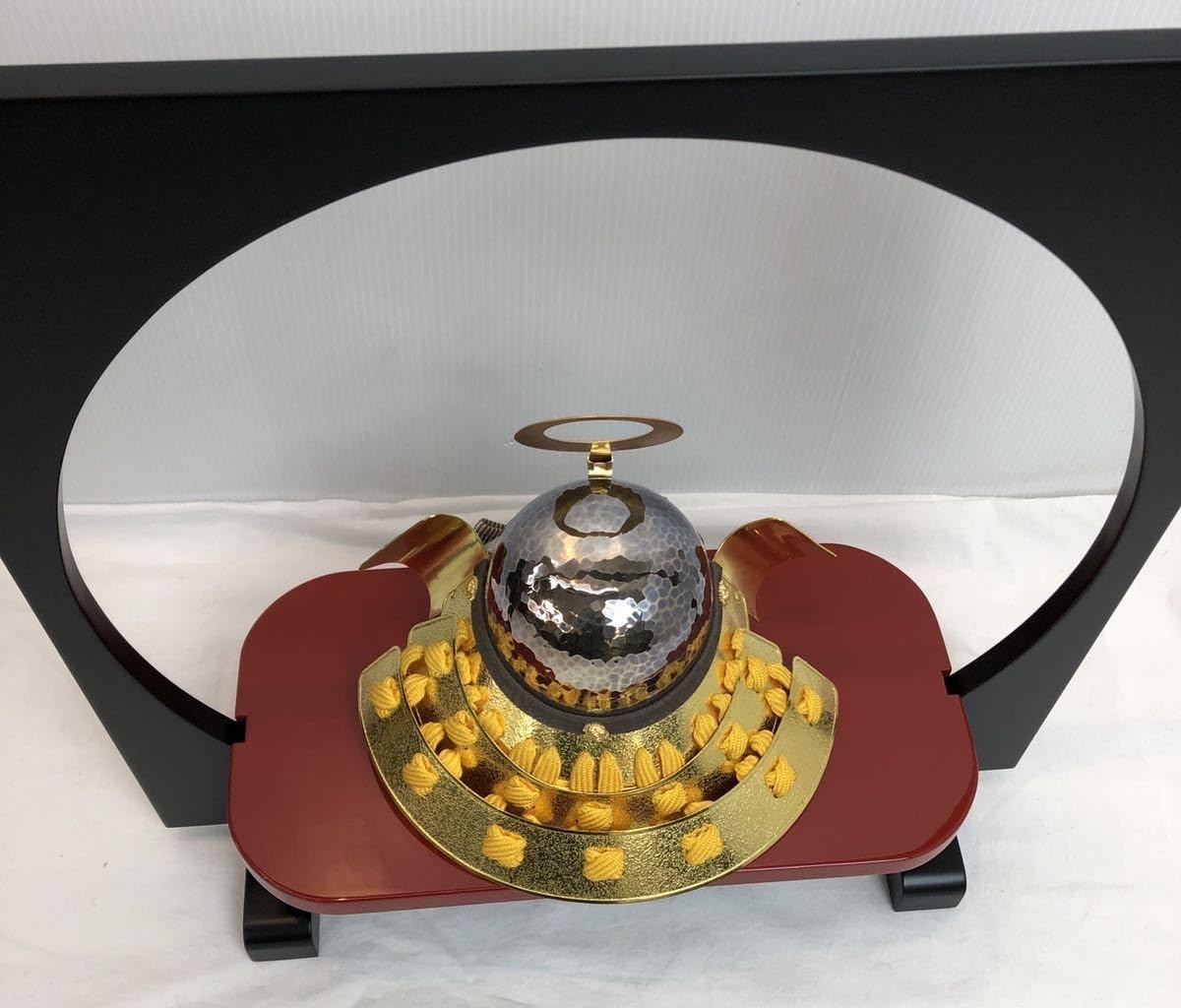 五月人形兜 samurai helmet 武久作 打ち出し本金箔押 正絹威