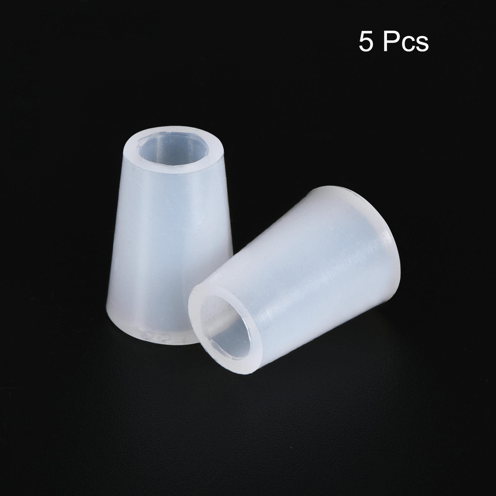 Amazon.co.jp: uxcell シリコーンゴムテーパープラグ 11mm-15mm 穴付き