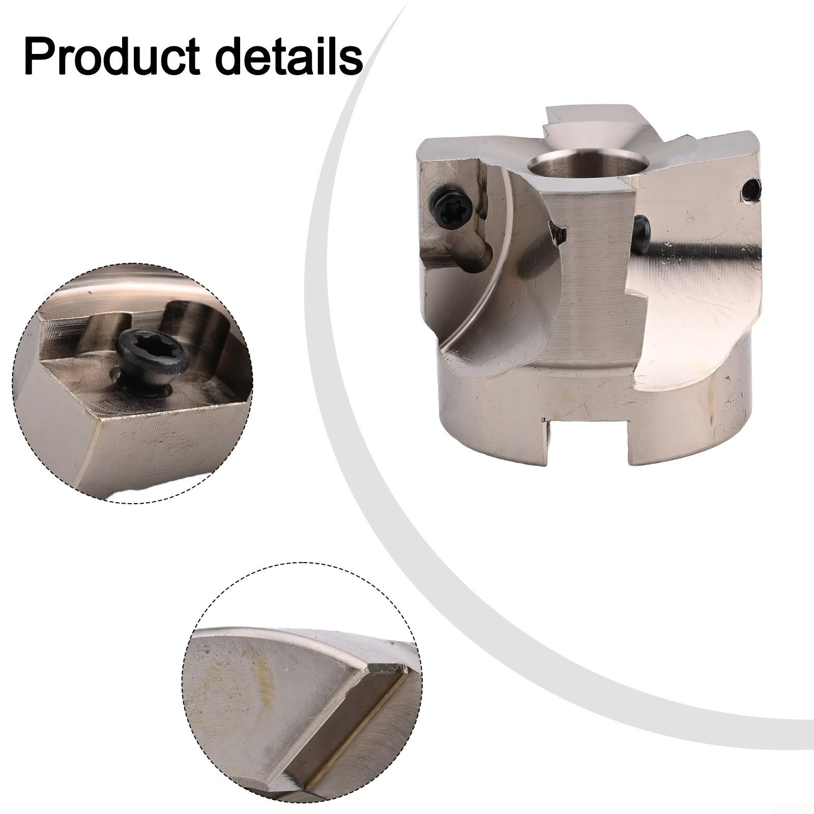BAP400R5022 Fresa a 5 scanalature indicizzabili diametro 50 mm con 10 inserti in carburo APMT1604 per lavorazione e fresatura di parti in acciaio CNC