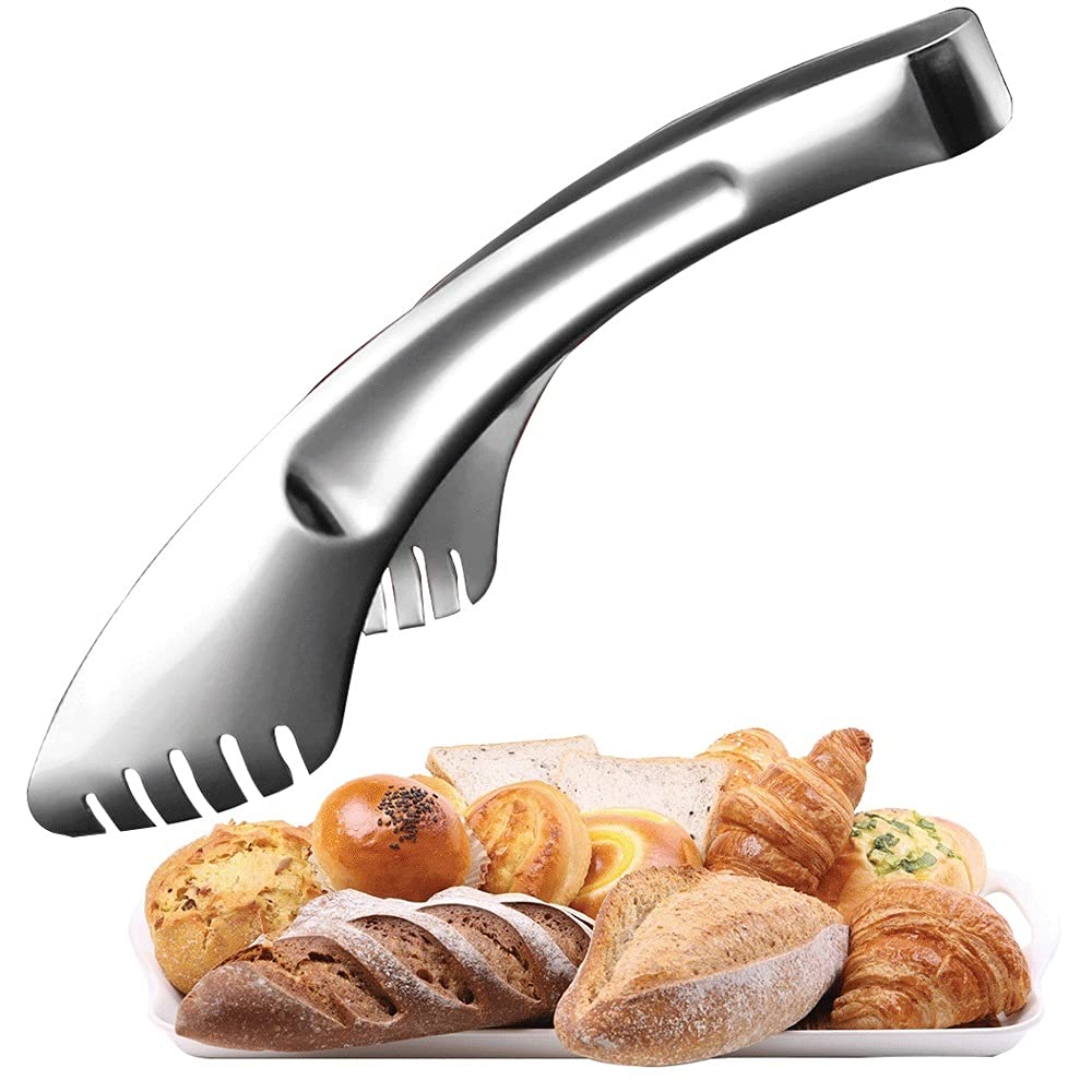 1 Pinza da Cucina in Acciaio Inossidabile Resistente al Calore, pinze per Barbecue Cave, Utensili da Cucina, Accessori per Barbecue