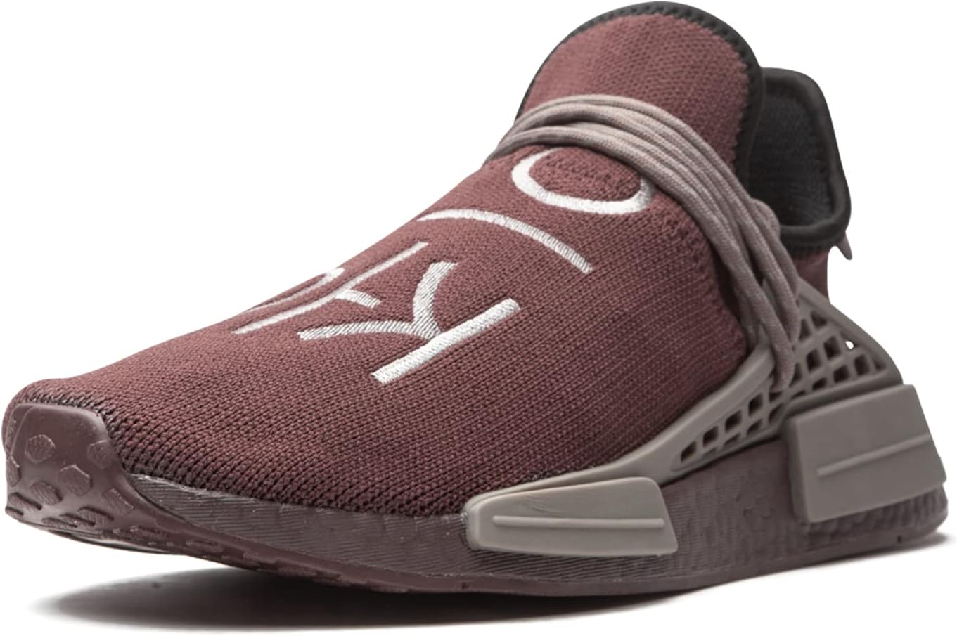 adidas Men's PW Human Race NMD Shoes 5.5 Auburn/Auburn/Simple Brown