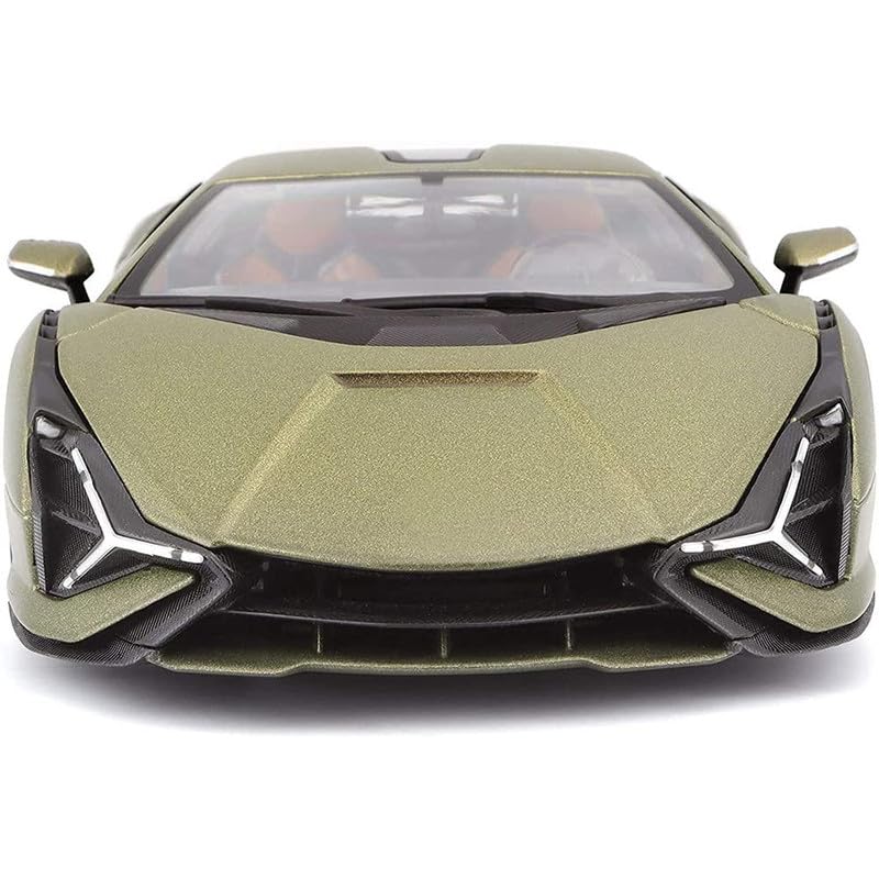 Image of PINQUE Kids New Car 1:24 Sian Diecast Alloy Metal Pull Back Car with Openable Doors Music Sound and Light Vehicle Toy Car for Boys (Multicolor)