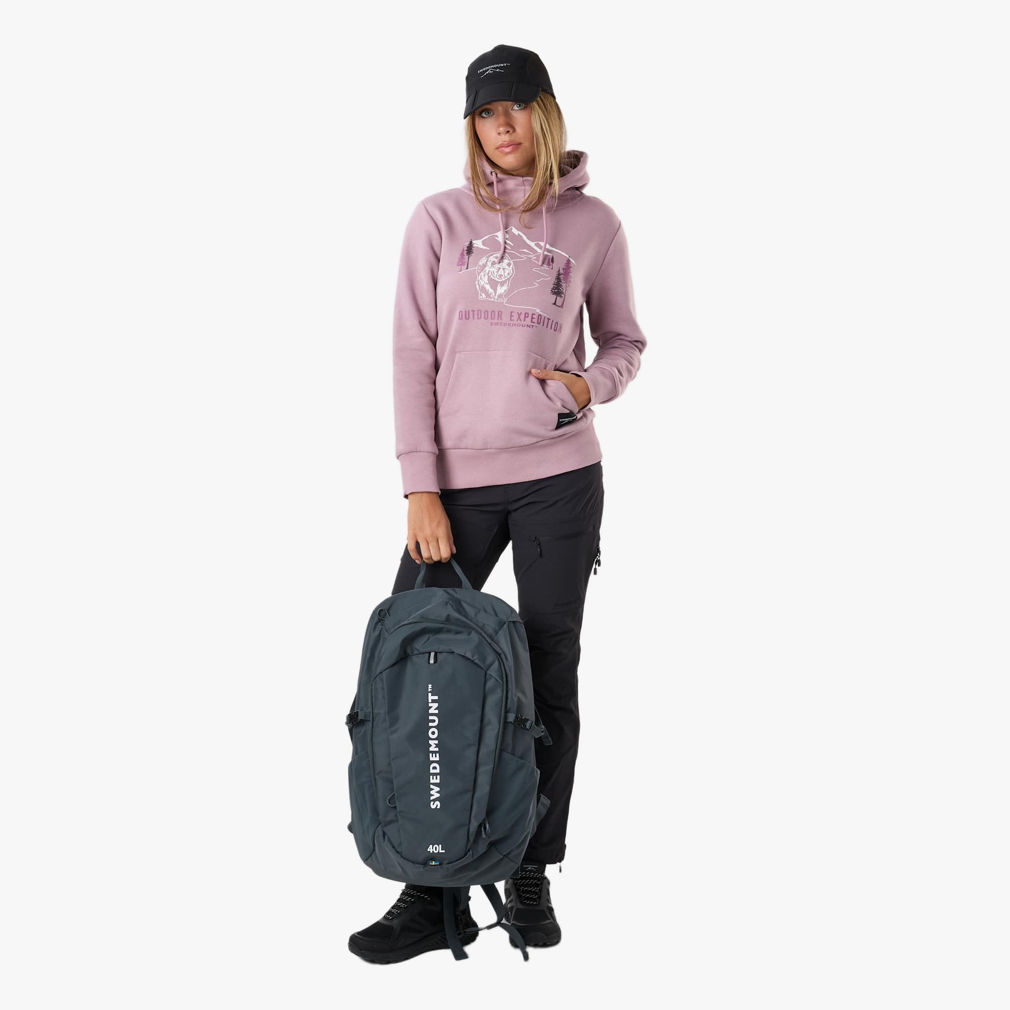 Swedemount Forest bluza z kapturem dla kobiet z regulowanym kapturem