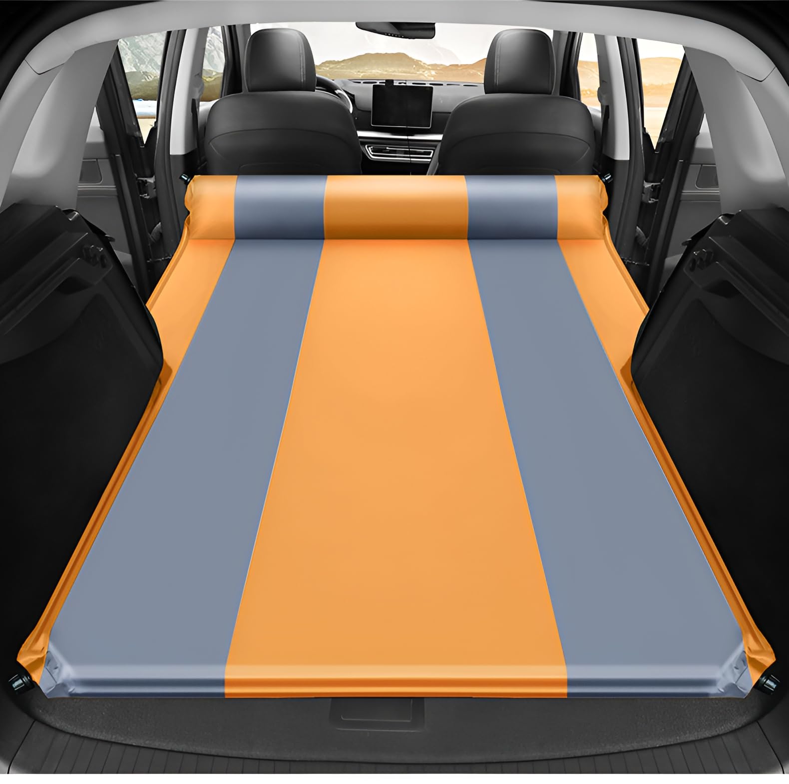 dachzelt smart fortwo zjxtnb Auto Luftmatratze Für 450 451 453 / Forfour 453 454, Aufblasbare Automatratze Reisen Tragbares Faltbare Schlafbett Camping-Schlafkissen,Multi-Colored Sport & Freizeit ⚙️ Types of Gears Schale Color:White/purple