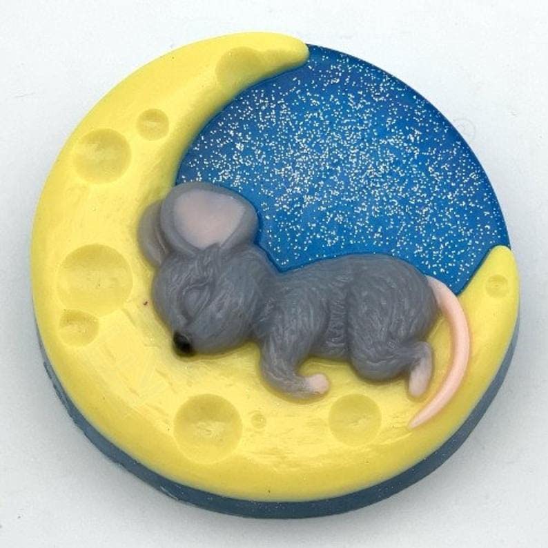 Lippi's Craft: Cheesy Mouse Organic Soap for Kids - Fun & Safe | 100% Natural Ingredients | 180 gm