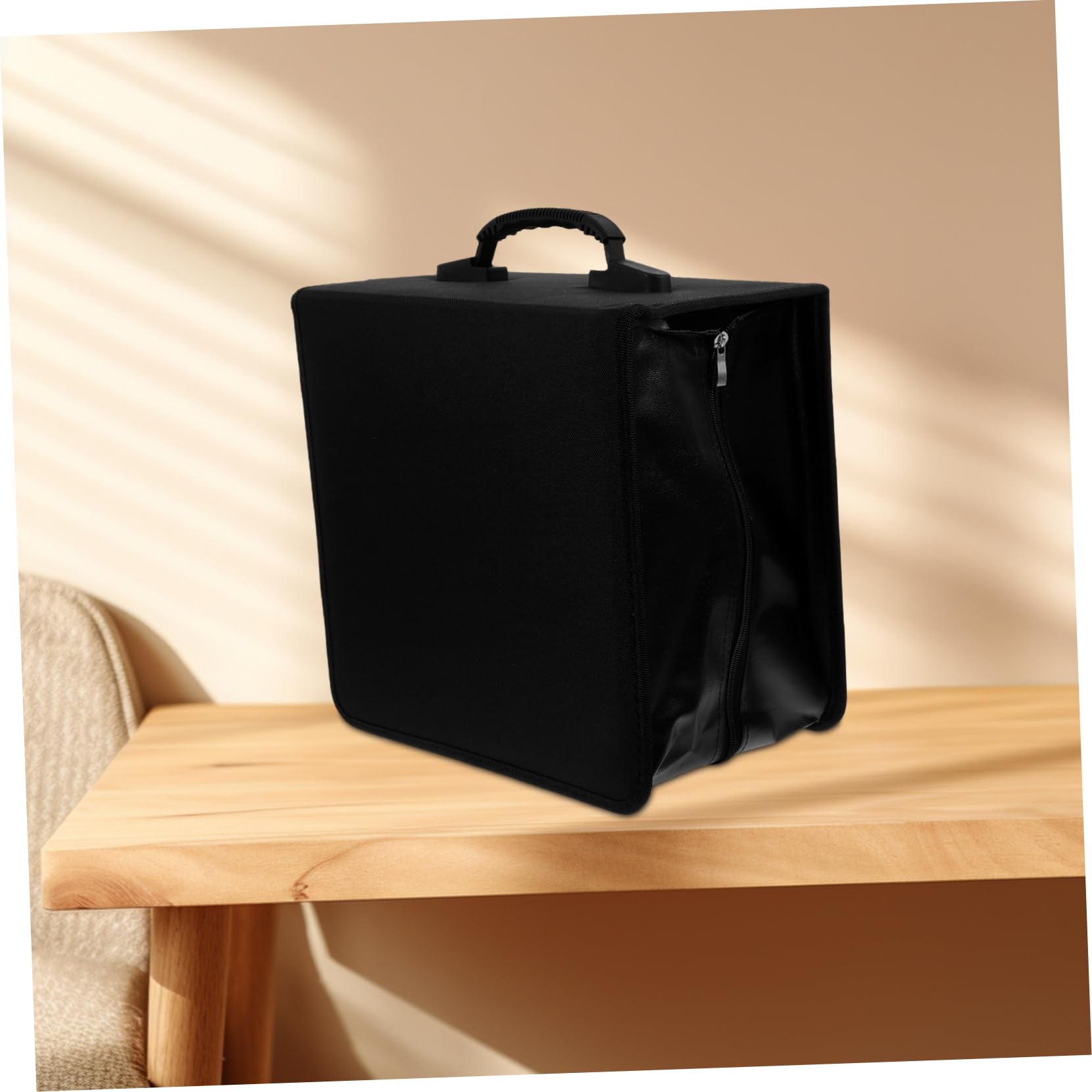 Mipcase Custodia per CD e Dvd Maniglia Organizer Portadischi da Viaggio e Auto capacità per Dischi Protezione AntiGraffio Soluzione di Archiviazione Robusta e Versatile
