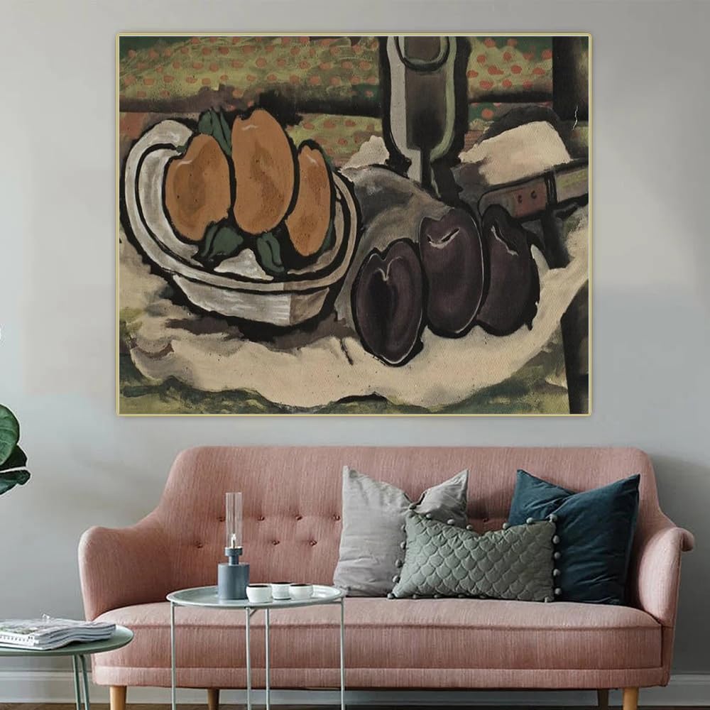 Amazon.co.jp: 有名なジョルジュブラックポスター静物画は、抽象