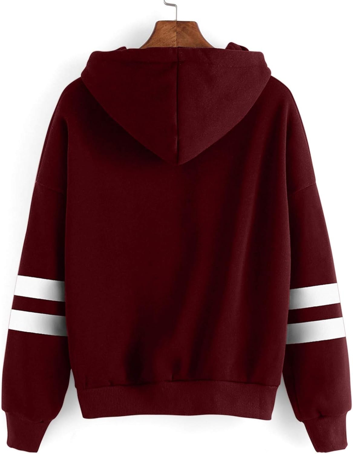 Fowoukior Women Teen Girls Hoodies Printed Cute Hooded Sweatshirt Crewneck Casual Raglan Long Sleeve Pullover Top : Clothing, Shoes & Jewelry