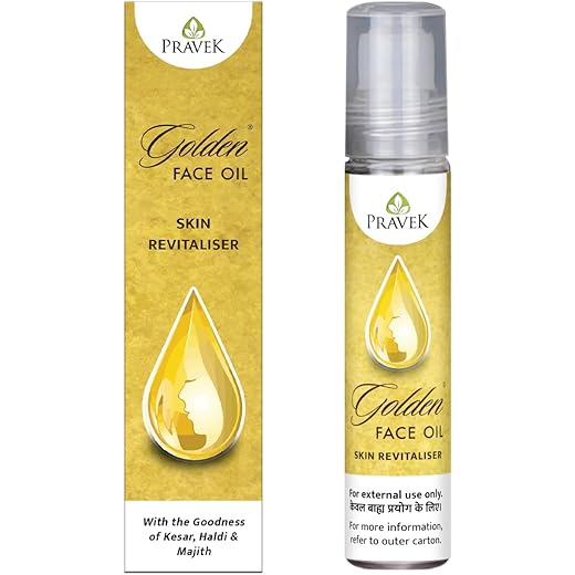 PRAVEK Golden Face Oil - Corrects & Protects 10ml