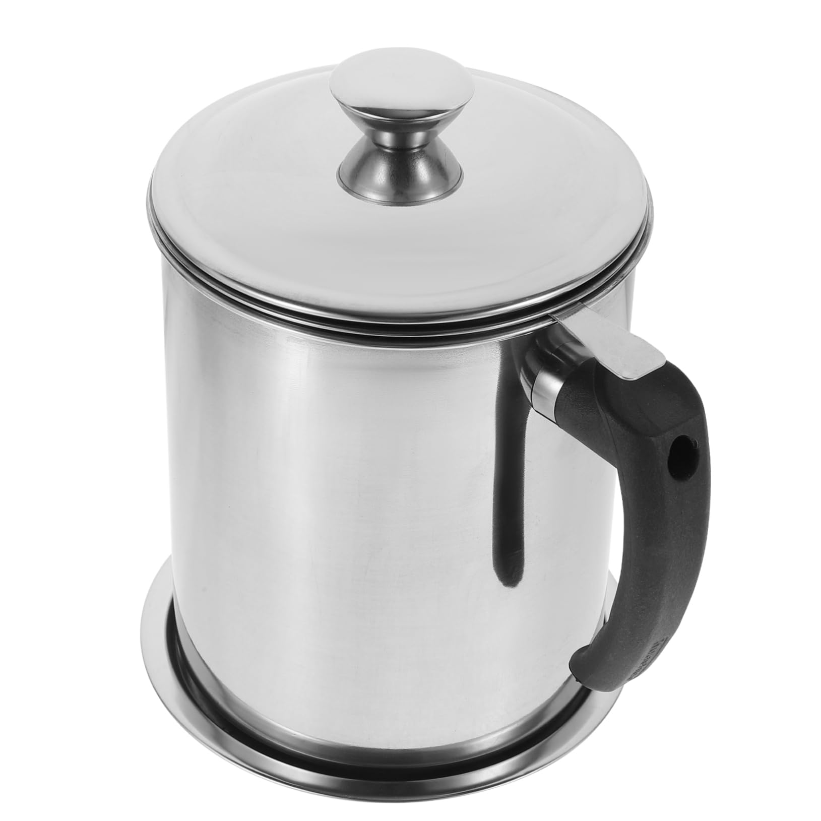 DOITOOL Oil Strainer Pot 2.2l Stainless Steel Grease Container Mesh for Kitchen Oil Storage