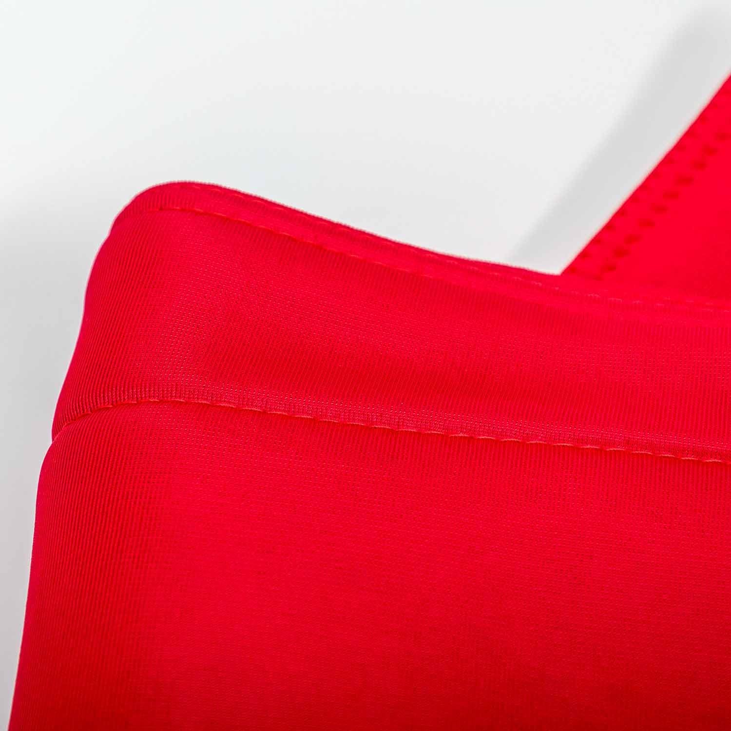 LIVEDECO - Housse Vide Pouf Géant XXL, Flottant pour Piscine, Rouge Pool BiG52