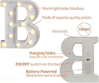 Vista 9 de Rdutuok Luces LED de marquesina, letrero de barra iluminado, lámpara de letras para bar, bar, funciona con pilas, para boda, fiesta de cumpleaños