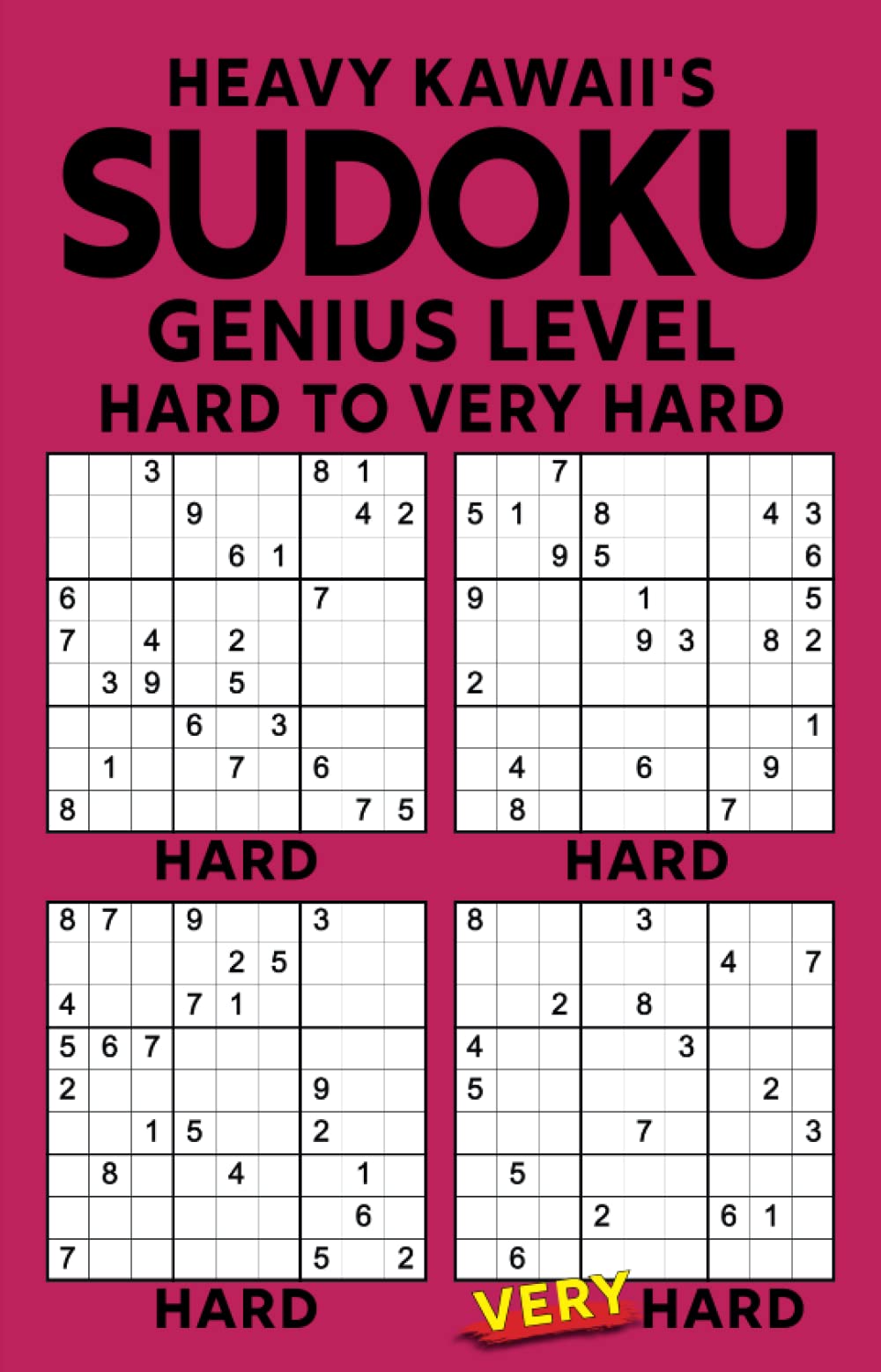 Heavy Kawaii's Sudoku Genius Level: Hard To Very Hard Sudokus