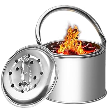 薪ストーブ、コークスストーブ、炭ストーブ、キャンプストーブ、アウトドアストーブ Amazon | ストーブ 炭 ポータブル ヒーター 焚火台 1台多役