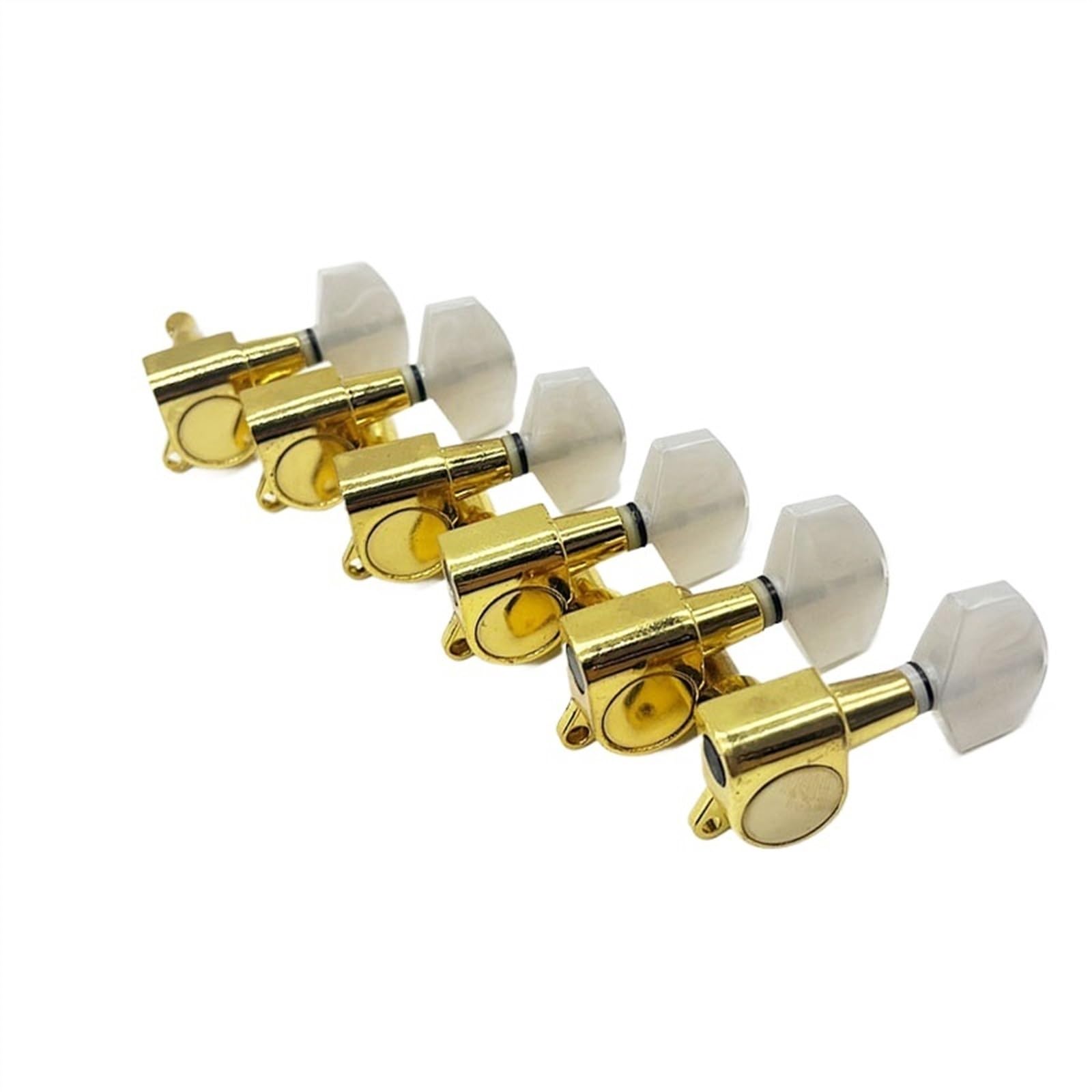 Chitarra di Ricambio per Meccaniche Manopola Per Corde Per Chitarra Elettrica In Oro Per Accessori Di Aggiornamento ST/TL Parti Avvolgitore Per Corde Vite(Large square handle)