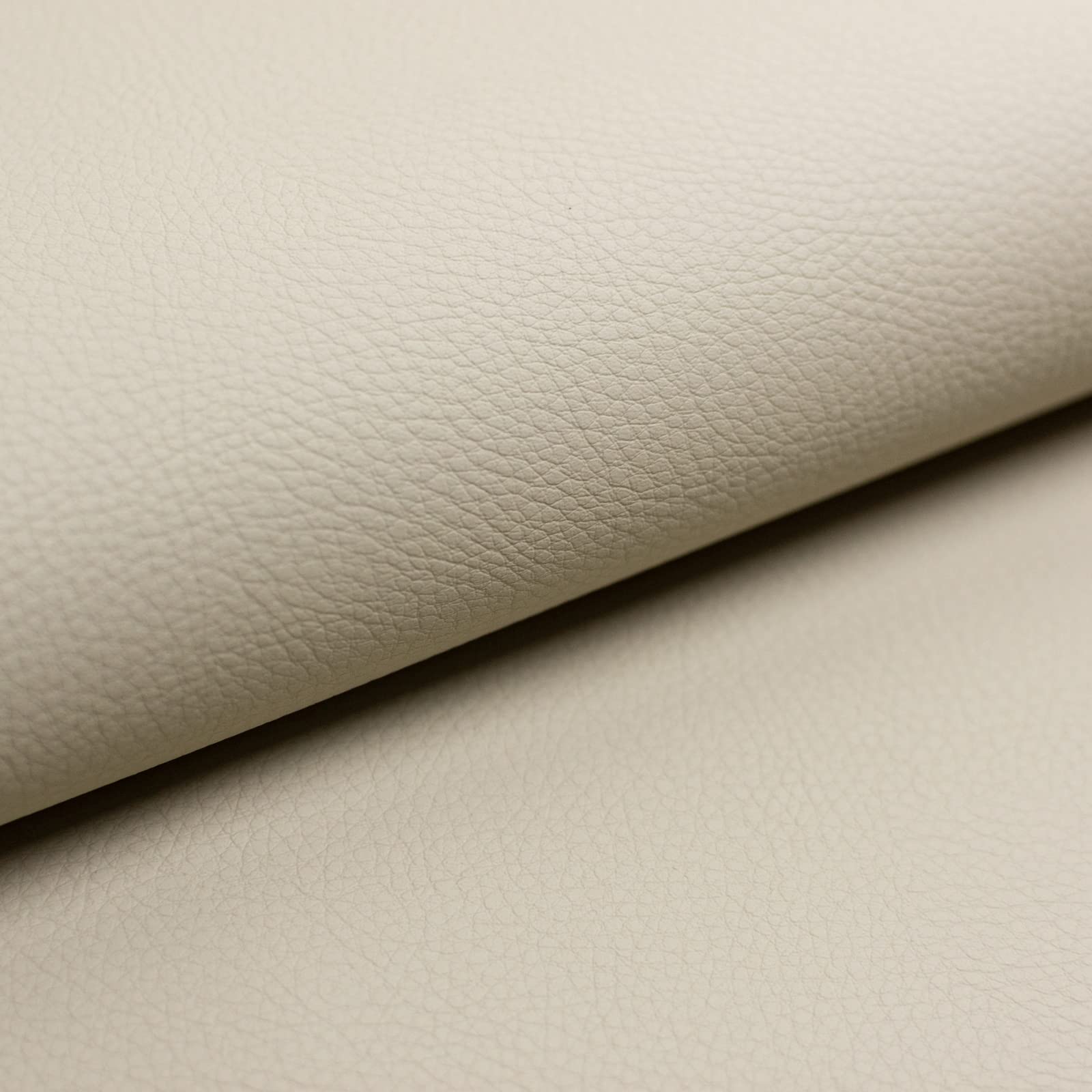 GIURI TESSUTI - BREMA Similpelle anti screpolatura - Tessuto al metro idrorepellente per arredo, tappezzeria interni, divani - Ecopelle Altezza 140 cm, 1 quantità = 100 cm (Tortora Chiaro)