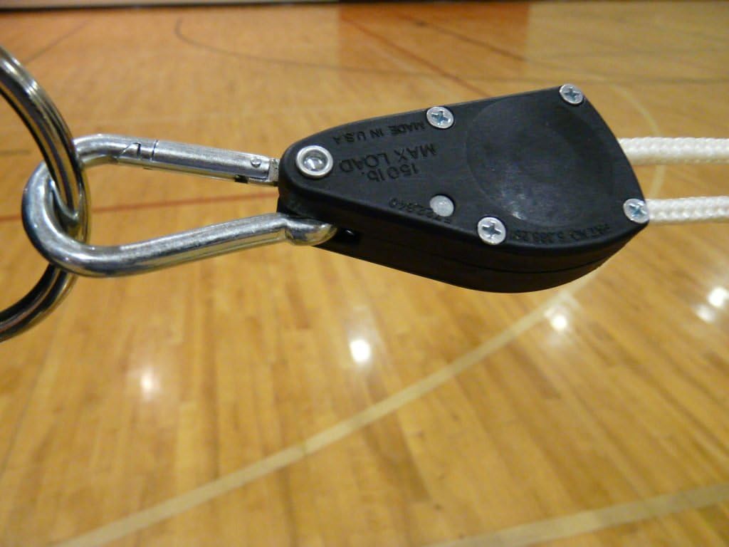 VB1250KRR Replacement Bottom Rope Ratchet for Volleyball Net, Black