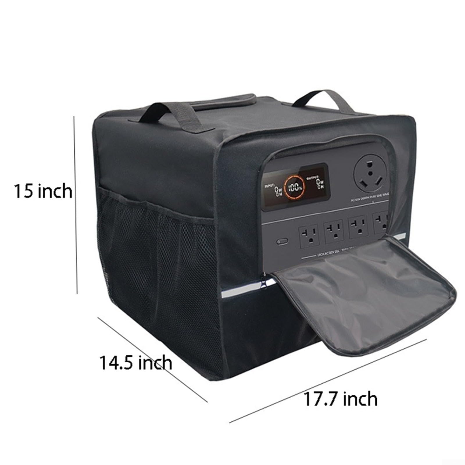 Cubierta antipolvo para generador solar 2000 Plus 400W, 600D Oxford