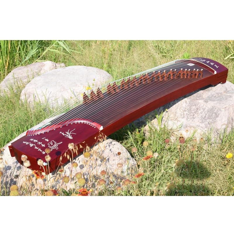 JITEM Guzheng, Traditional Chinese 21-String Instrument, Handmade Solid Wood Performance-Grade Guzheng, Suitable for Beginners and Professionals(Color:24)