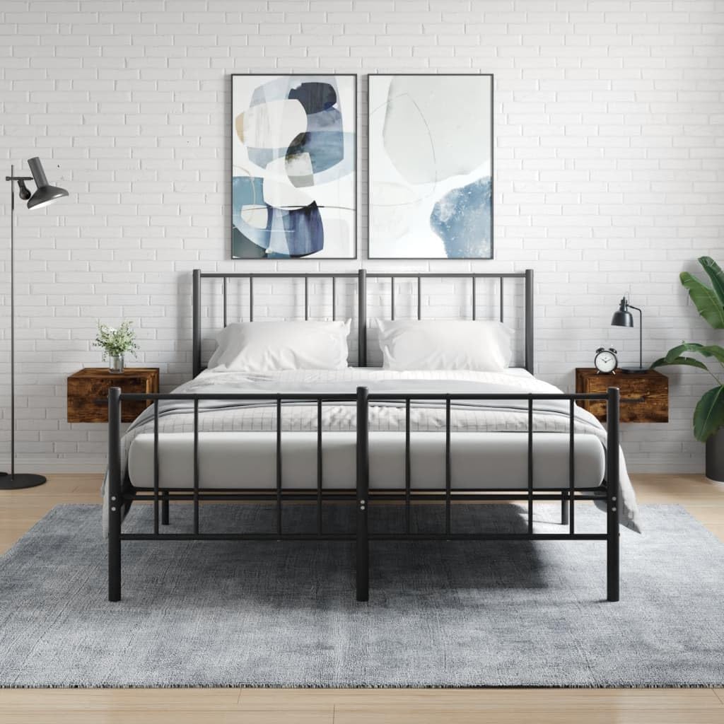 Comodino sospeso in legno con vano portaoggetti, montaggio a parete, comodino per camera da letto, ripiano decorativo per foto e decorazioni