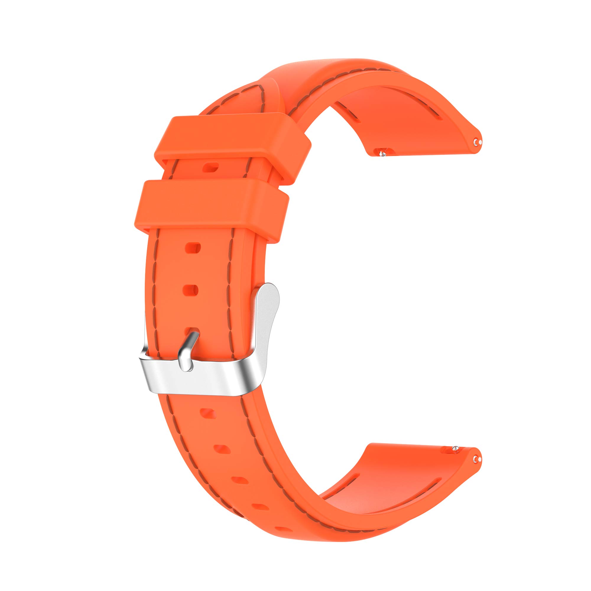 Silikonowe paski kompatybilne z zegarkiem Samsung Galaxy Watch 46 mmGear S3 Frontier, 22 mm, miękkie silikonowe paski zastępcze dla kobiet i mężczyzn (brązowo-szaro-niebieski)