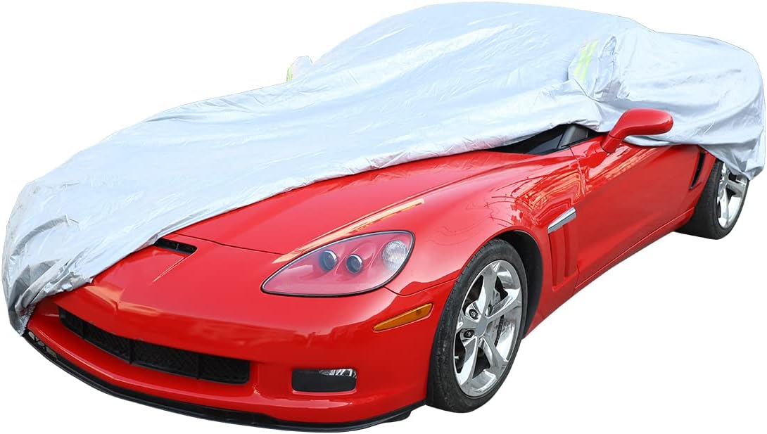 Car Cover Waterproof All Weather Customfit Car Cover, Outdoor Full Cover Rain Sun