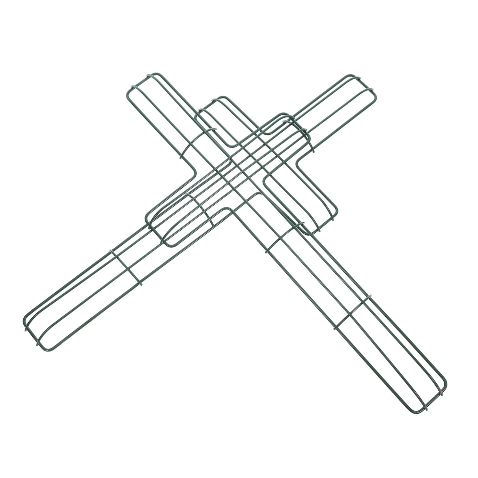 IMIKEYA Easter Wreath Frames Shaped Wreath Rack DIY Wreath Making Tool Sturdy Smooth Frame Green