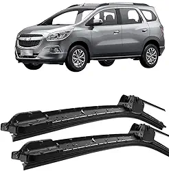 Par Palheta Limpador ParaBrisa em Silicone Compatível Com Spin 2013 2014 2015 2016 2017 2018 2019 Tipo Gancho