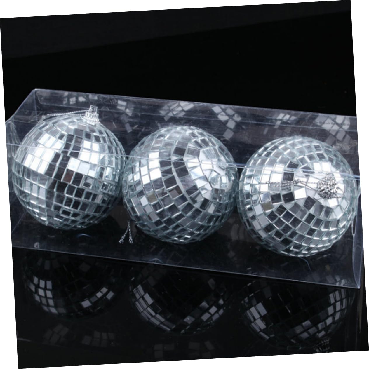 Jeu de 6 Boules en bois à demi-coloré