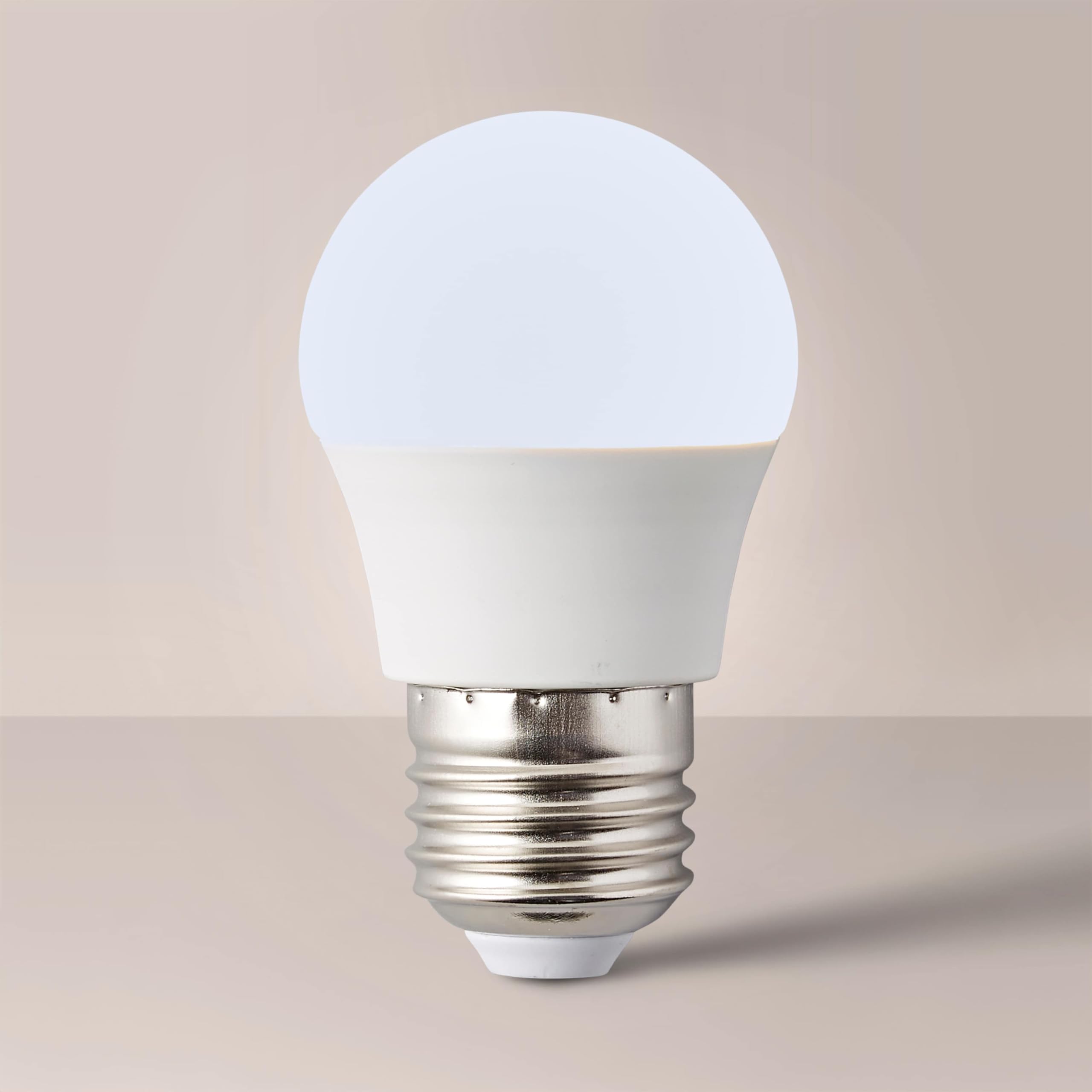 Minisun Es E27 Warm White | 4W Led Es E27 Golfball Energy Saving Long Life Light Bulb | Led Bulbs, Home Décor & Improvement Essential | 2700K Warm White