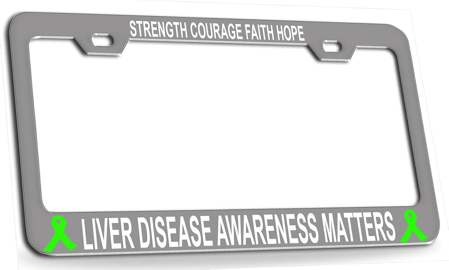 This Kid Support Liver Disease Awareness Matters Cancer Awareness Steel Metal License Plate Frame cw, R17