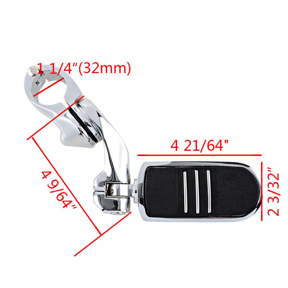 Highway Foot Pegs Rest Pedals For Harley Sportster Street Glide - Foto 9