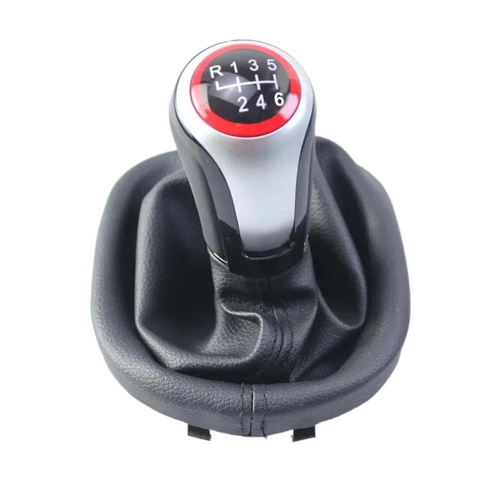 Uieowhn 6 Speed Gear Shift Knob Covers 5/ Car Shift Lever Cover For Caddy Ii Mk2 2004-2009(6 Speed)