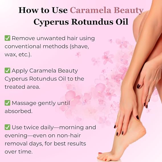 Botanical Body Oil, 60ml After-Shave and Post-Wax Moisturizer with Jojoba, Rosehip and Sweet Almond Oils for Silky Smooth Skin, All Skin Types