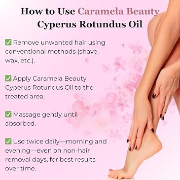 Botanical Body Oil, 60ml After-Shave and Post-Wax Moisturizer with Jojoba, Rosehip and Sweet Almond Oils for Silky Smooth Skin, All Skin Types