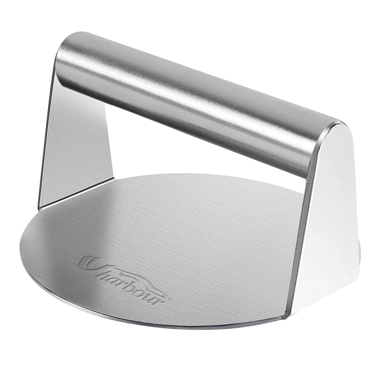 Smash Burger Press, 14.4cm/5.6inch Stainless Steel Burger Smasher for BBQ, Grill, Steak, Bacon, Toast…