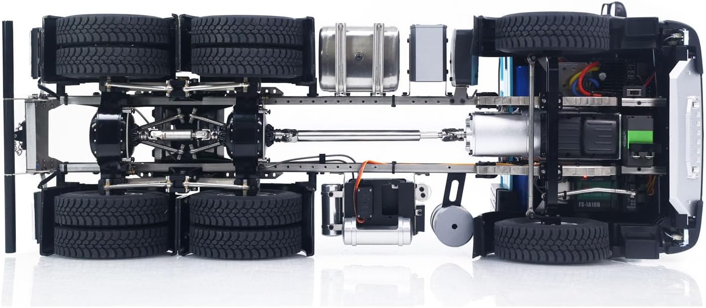 TOUCAN RC HOBBY Metal Chassis 6X6 1/14 RC Tractor Truck 2-Speed Transmission Electric Car Model