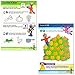 Sesame Street Preschool Workbooks and Flashcards Set Age 3 Age 4-- 4 Preschool Pre-K Workbooks and Over 100 Flash Cards for Preschoolers with Reward Stickers (Preschool Learning Activities)