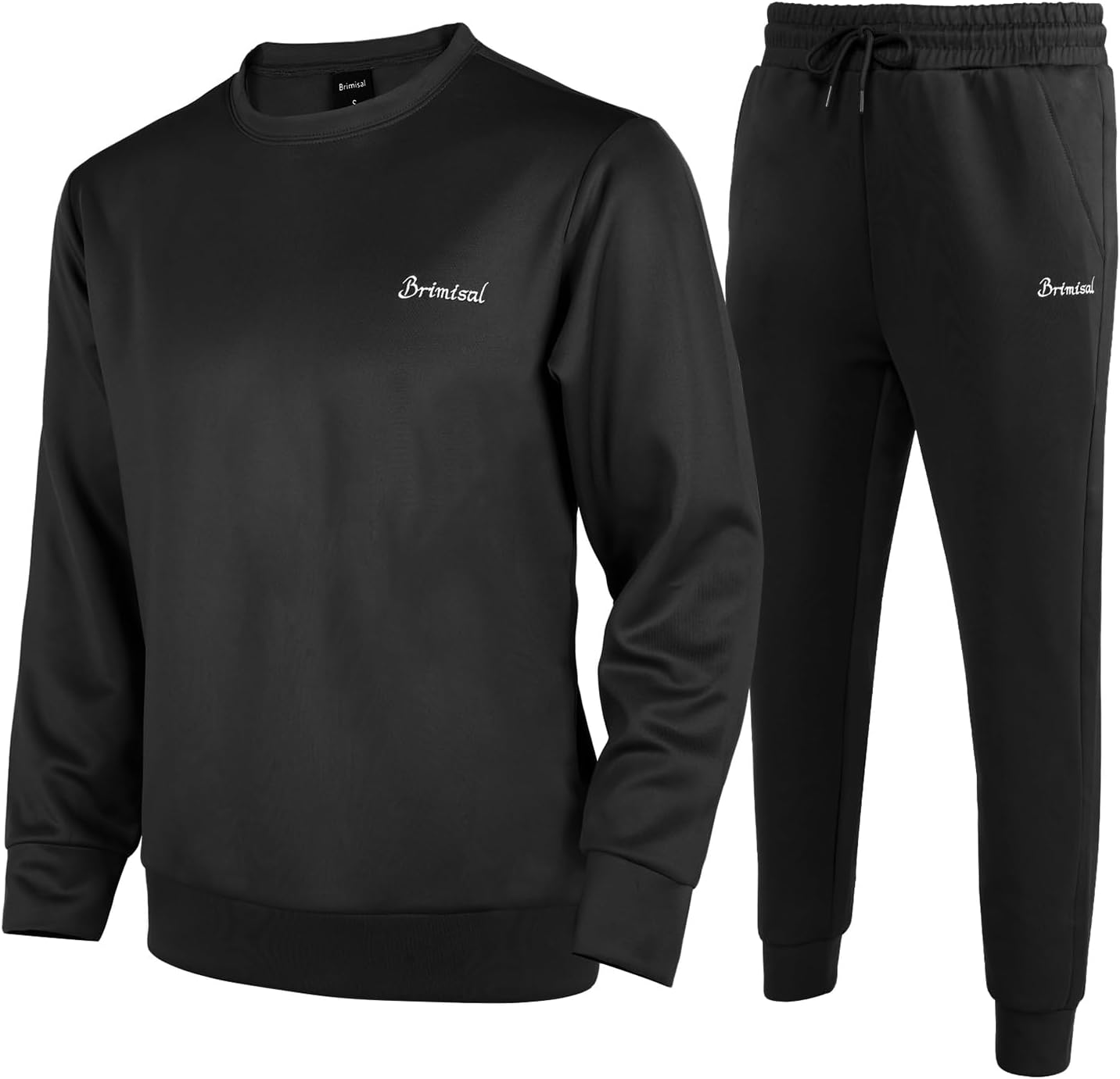 Men's Tracksuits 2 Piece Sets Outfits For Men Sweatsuits Long Sleeve Crewneck Pullover Active Jogging Sportswear