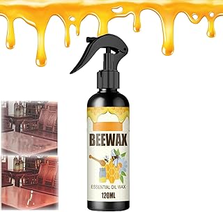 Natural Micro-Molecularized Beeswax Spray, Bees Wax Furniture Polish and Cleaner, Beeswax Spray Cleaner, Original Beeswax Furniture Polish, Beeswax Furniture Polish Spray, Beeswax for Wood (1pcs)